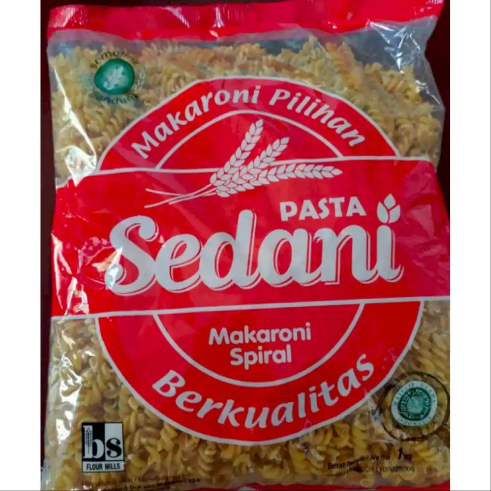 Makaroni Spiral Pasta Sedani/Makaroni Sayur Sedani